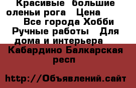 Красивые  большие оленьи рога › Цена ­ 3 000 - Все города Хобби. Ручные работы » Для дома и интерьера   . Кабардино-Балкарская респ.